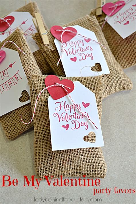 Be My Valentine Party Favors