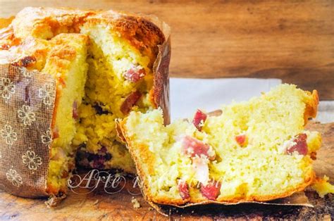 PANETTONE SALATO FARCITO Ricetta VELOCE Senza Lievitazione