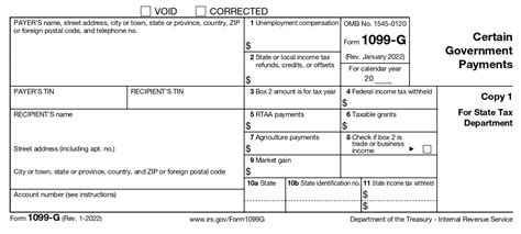 IRS Form 1099-G, Certain Government Payments: How to File?