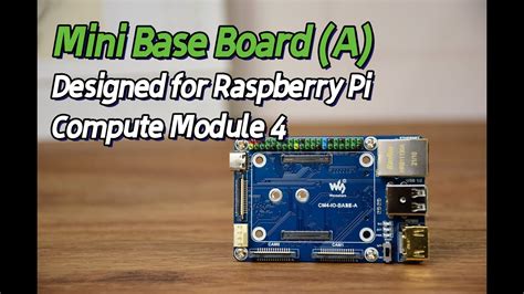 Waveshare Mini Base Board A Designed For Raspberry Pi Compute Module