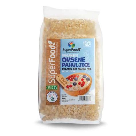 Cereals Pulses Ovsene Pahuljice Bez Glutena Organske Instant 400g