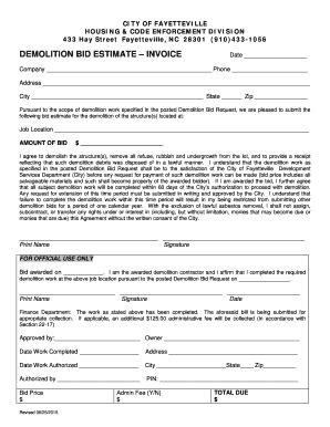 Fillable Online HOUSING CODE ENFORCEMENT DIVISION Fax Email Print