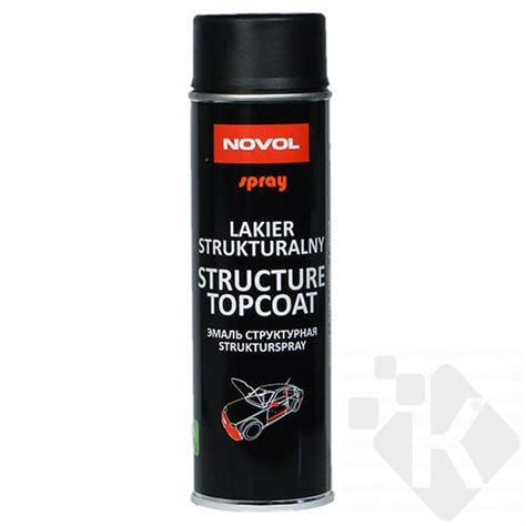 Novol Lak Strukture Topcoat Sprej Ml Black