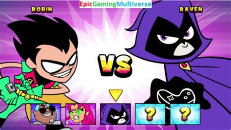 Raven Vs Robin In A Cartoon Network Teen Titans Go Jump Jousts Battle