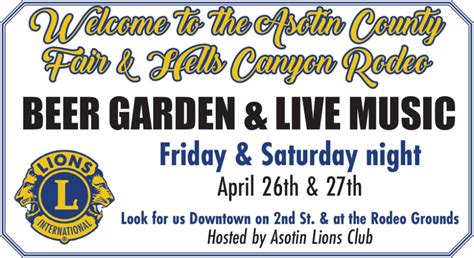 Beer Garden Live Music Asotin Lions Club Asotin Wa