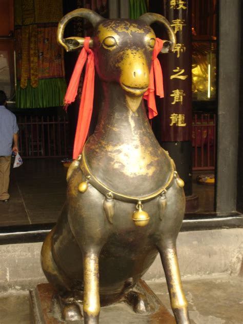 Temple Goat Qinyang Gong Taoist Temple Chengdu Rheanna Flickr