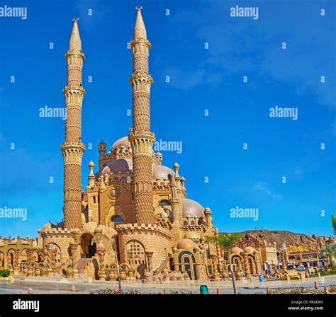 Panorama Of Al Sahaba Al Mustafa Mosque Designed In Ottoman Style