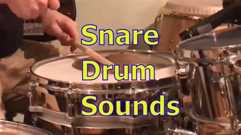 Drum Snare Sound at Brent Leiker blog