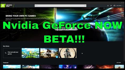 Nvidia Geforce Now Beta Review Game Test Youtube