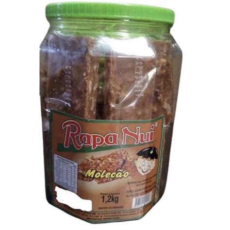 Doce de Amendoim Molecão Rapa Nui 1 2kg c 20 und Brasil Doces