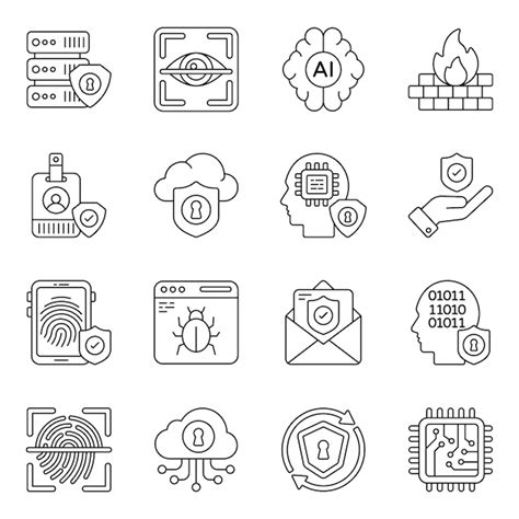 Premium Vector Set Of Safety Line Icons