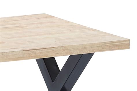 Mesa Fija Comedor X Loft Roble Nordish Negro Sedutahome