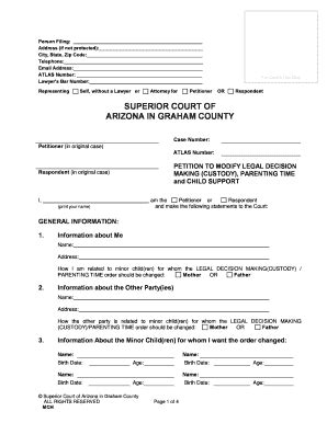 Custody Papers Template Complete With Ease Airslate Signnow