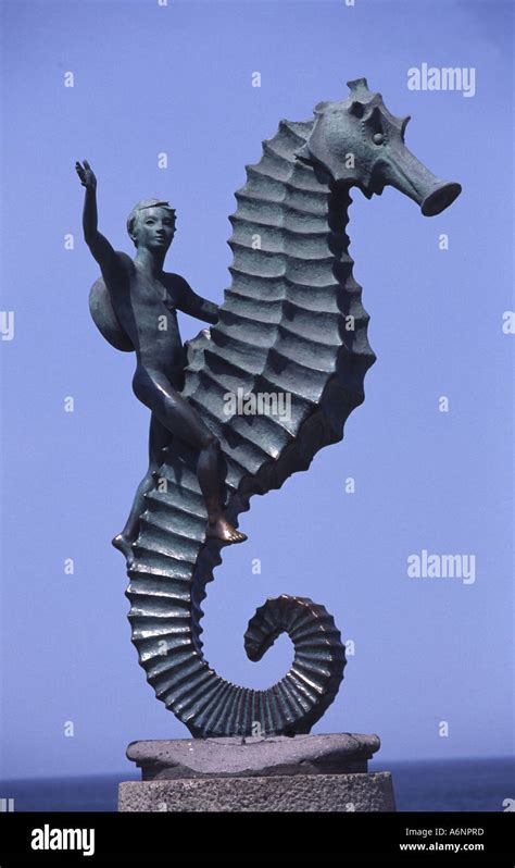 Malecon Sculpture Puerto Vallarta Mexico Stock Photo - Alamy