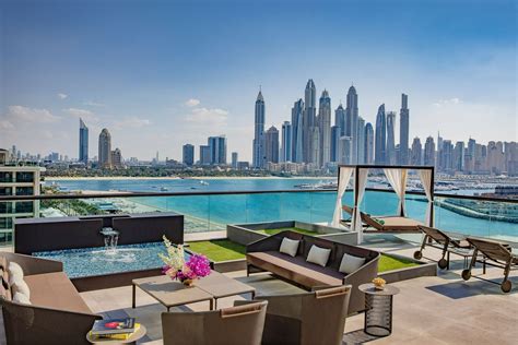 West Beach Terrace At Marriott Resort Palm Jumeirah Dubai Hotel In