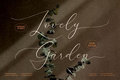 Lovely Garden Font Perspectype Studio Fontspace