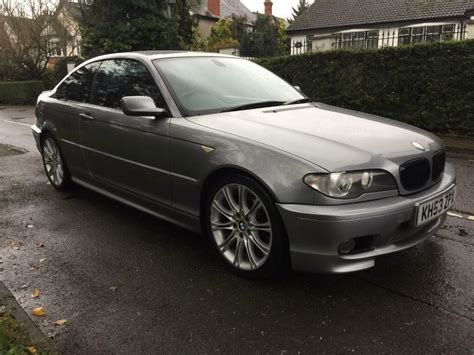 2004 Bmw 330ci Msport M Sport E46 Sport Automatic 330 Ci Coupe Grey Red Leather In Leicester