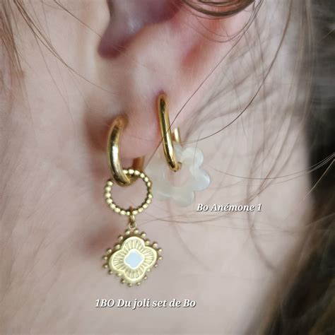 Mon joli set de Boucles d'oreilles sont en acier inoxydable, by Créa'Lise!
