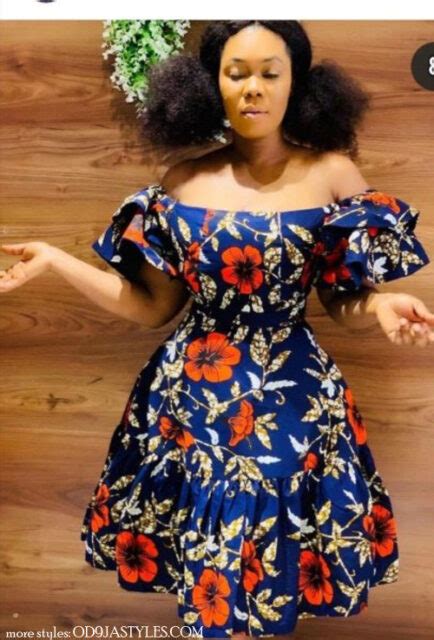 Trendy And Chic Off Shoulder Ankara Designs For Stylish Women