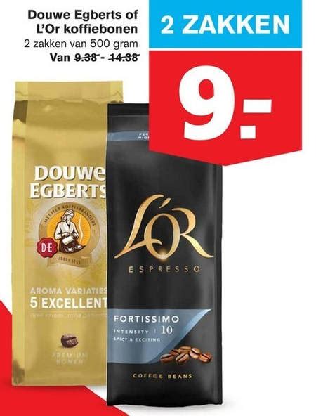 Douwe Egberts Koffiebonen Folder Aanbieding Bij Hoogvliet Details