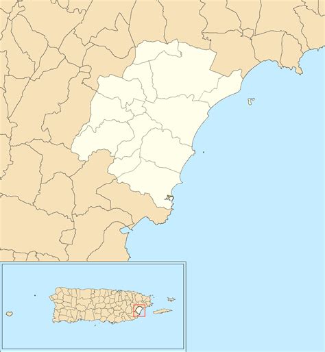 Image: Humacao, Puerto Rico locator map