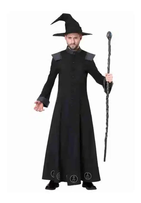 Mens Halloween Warlock Costume - Real USAJacket