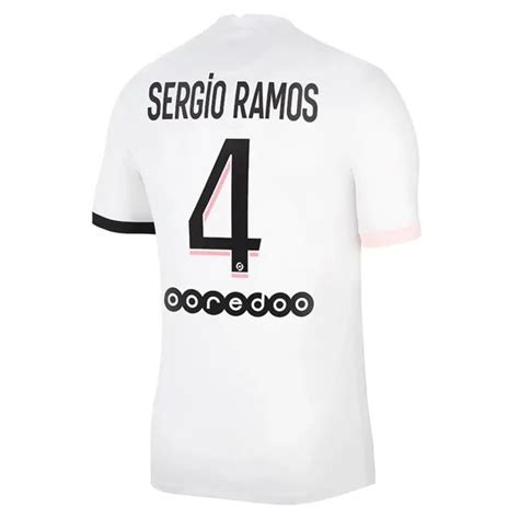 Camisola Paris Saint Germain Psg Sergio Ramos Equipamento Alternativa