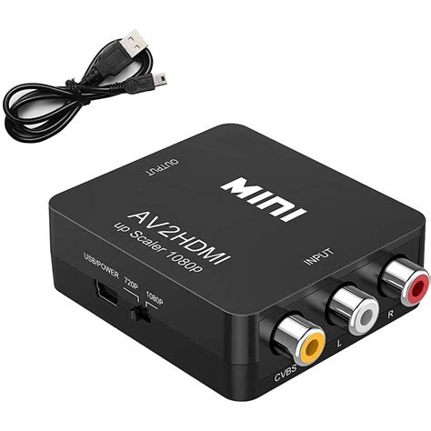 Mini Convertor Av Rca La Hdmi P Video Si Audio Stereo Emag Ro