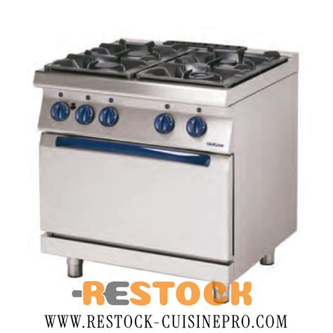 Cuisinière 4 Feux Sur Four À Gaz G900 Primax au Maroc RESTOCK