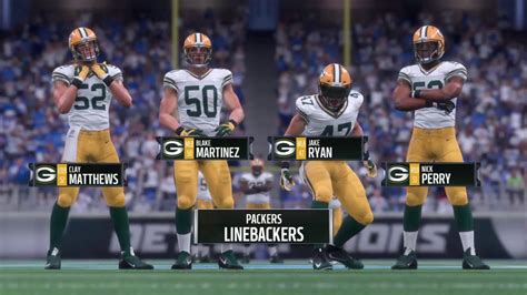 Madden 18 Green Bay Packers Vs Detroit Lions Full Game Simulation