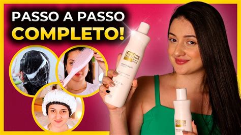 PROGRESSIVA FASHION GOLD APLICANDO PASSO A PASSO EM CASA YouTube