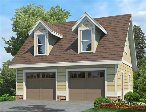 2 Car Garage With Dormers 92081vs Architectural Designs House Plans