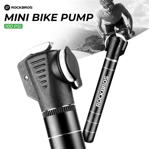 Jual Rockbros Pompa Manual Ban Sepeda Mini Bike Pump Psi