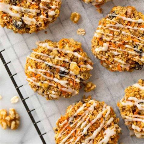 Carrot Cookies With Orange Icing Simple And Healthy