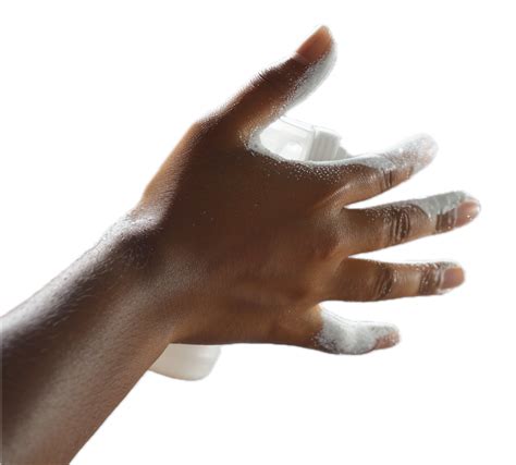 Ai Generated Hand Covered In Soap Suds Png 42654339 Png