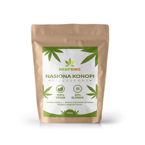 Nasiona Konopi HempKing 500g Konopie Siewne Biozdrowy