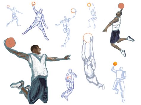 Playing Basketball Drawing At Explore Collection Of Playing Basketball Drawing