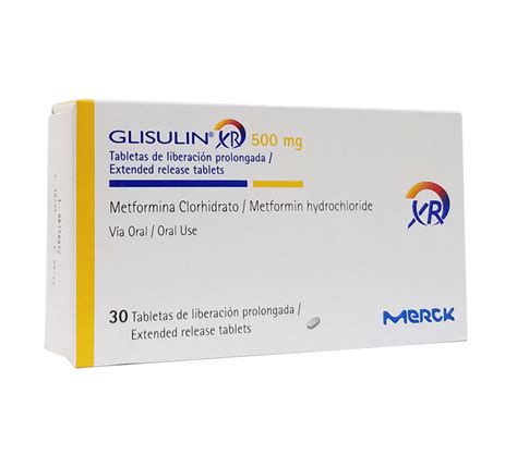 Glisulin Xr 500mg Tabletas Farmaciard