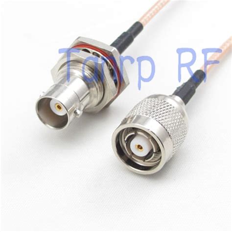 Enchufe Macho RP TNC De 20 Pulgadas A Conector RF Adaptador De Mampara