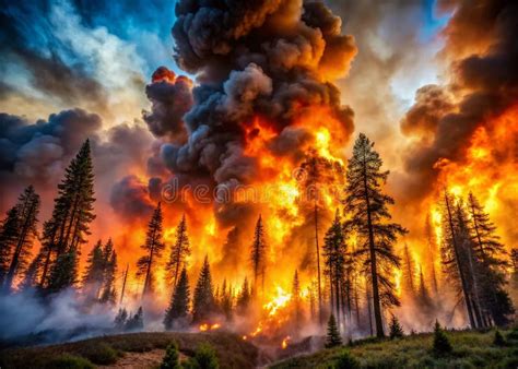 A Breathtaking Long Exposure Capture of a Destructive Wildfire Ravaging ...
