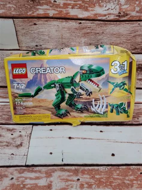 Lego Creator Mighty Dinosaurs Pt Rodactyle Triceratops T Rex