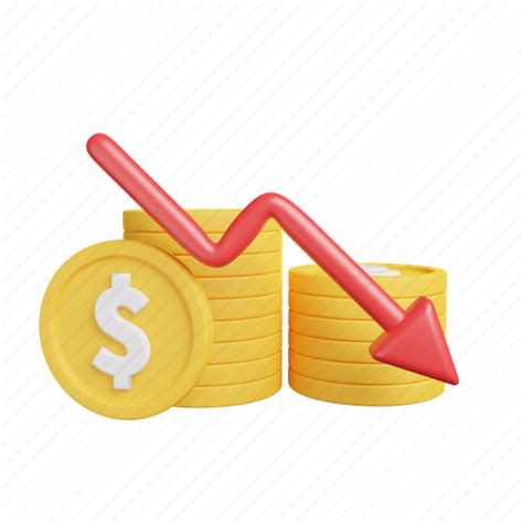 Loss Graph Business Marketing Down Money Analytics D