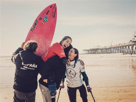 Mar A Mart N Granizo Campeona Mundial De Surf Adaptado Hazte Incluencer