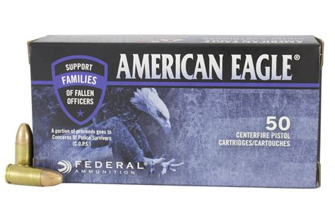 Federal Ae Bbl Mm Luger Gr Fmj American Eagle C O P S Box