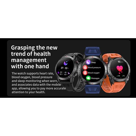 Ceas Smartwatch Bleksy Robust Mm Amoled Full Touch Screen Apel