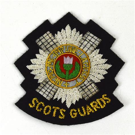 Scots Guards Embroidered Blazer Badge Jeremy Tenniswood Militaria