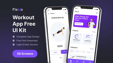 Workout App Ui Kits Figma