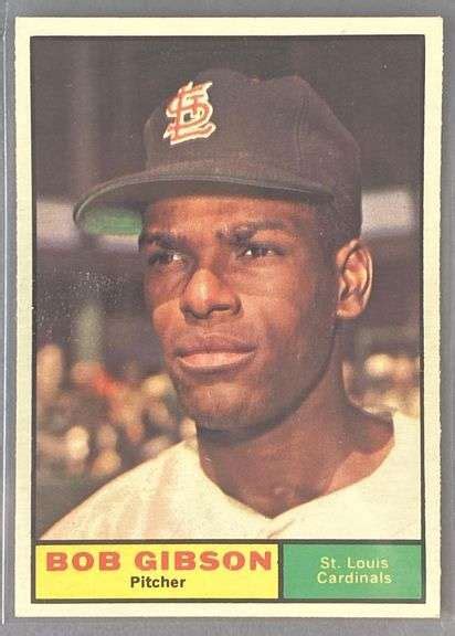 Topps Bob Gibson Matthew Bullock Auctioneers