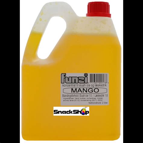 Mango Slush Ice 2 Liter Snackshop Dk