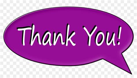 Thank You Bubble Thank You Speech Bubble Clipart Full Size Png